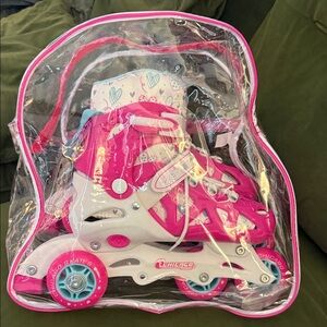 Chicco Pink and White Kids Roller Skates
